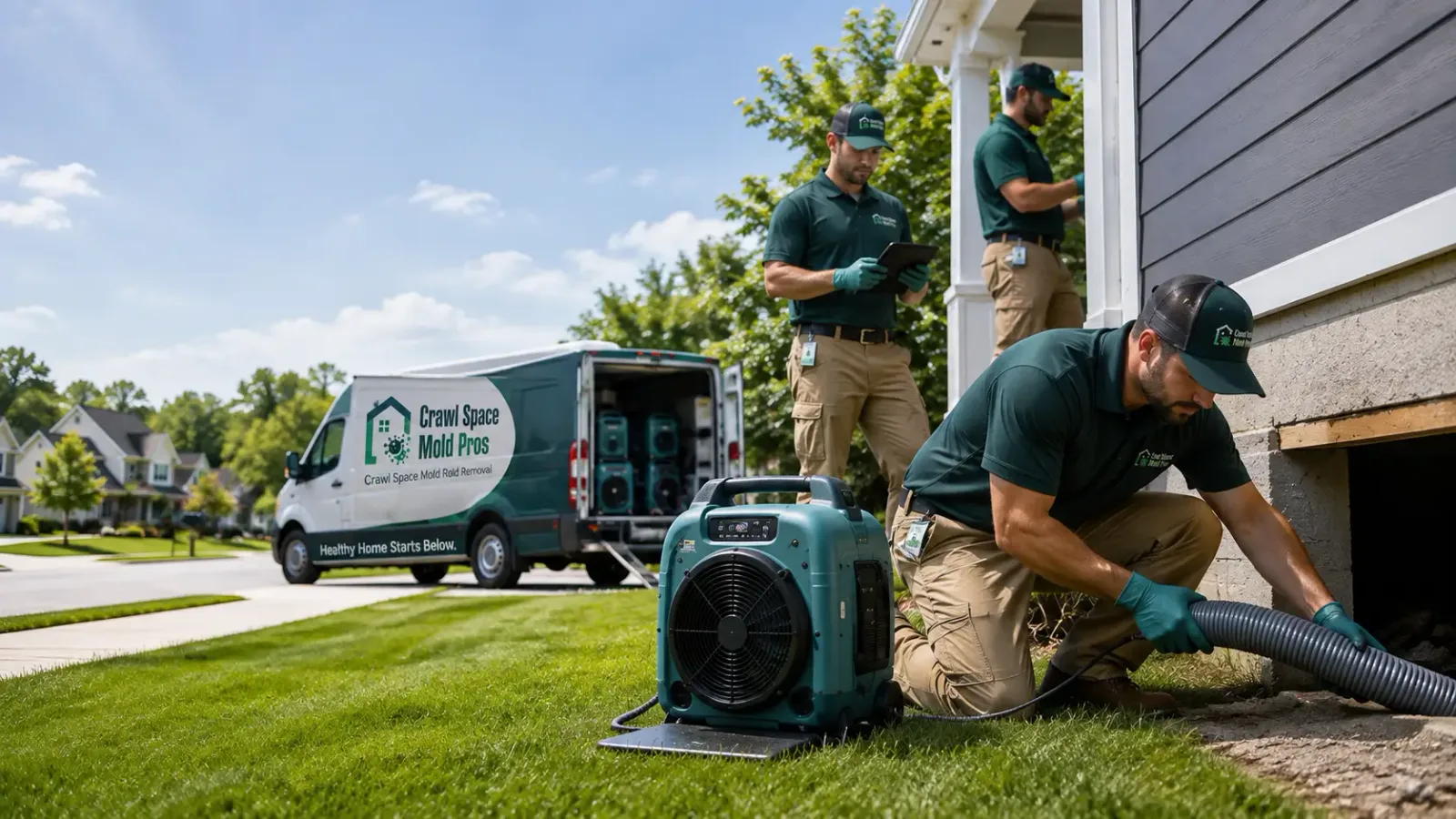 Crawl Space Mold Removal in Comstock Park, MI